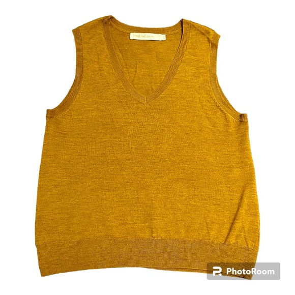 Simons Contemporaine Women’s Merino V-Neck Vest Size M - Picture 1 of 8